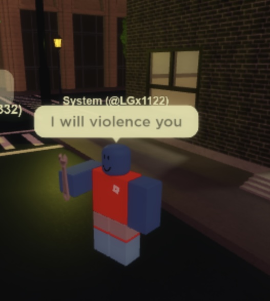 High Quality I will violence you Blank Meme Template