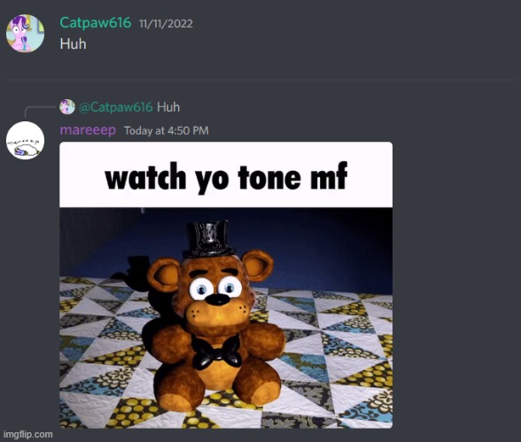 watch yo tone | made w/ Imgflip meme maker