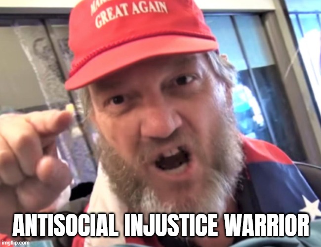 AIW | ANTISOCIAL INJUSTICE WARRIOR | made w/ Imgflip meme maker