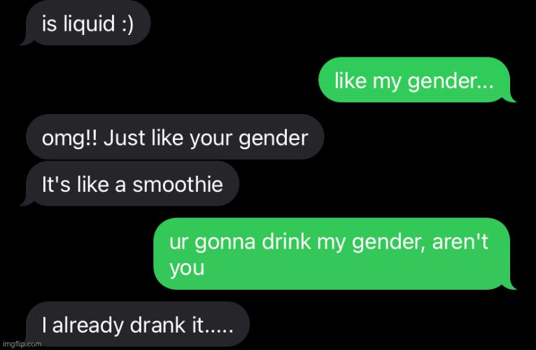 LMAO- (real convo i had) | image tagged in lgbtq,gender fluid | made w/ Imgflip meme maker