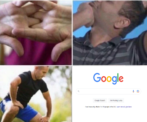 High Quality Preparing to Search Google Blank Meme Template