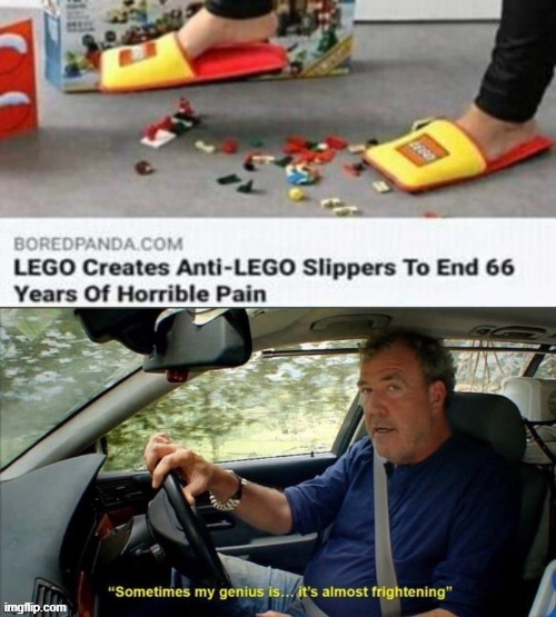 A new way to take care of your Lego problems! | image tagged in repost,funny memes,funny,lego,frontpage | made w/ Imgflip meme maker