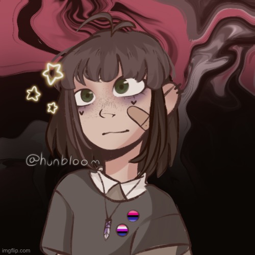 my new/updated Picrew oc ^^ | image tagged in tag | made w/ Imgflip meme maker