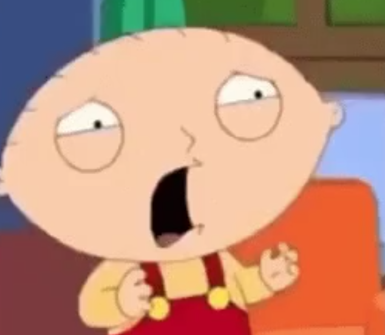 Stewie Shocked Blank Meme Template