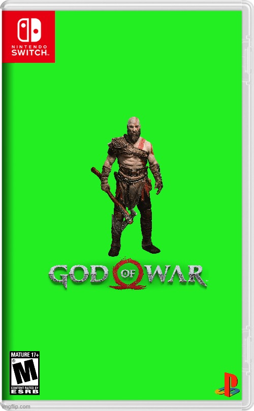 if 3rd party games got ported to the switch | image tagged in nintendo switch,god of war,playstation,fake | made w/ Imgflip meme maker