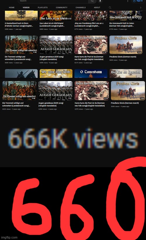 666K views?! O_O | made w/ Imgflip meme maker