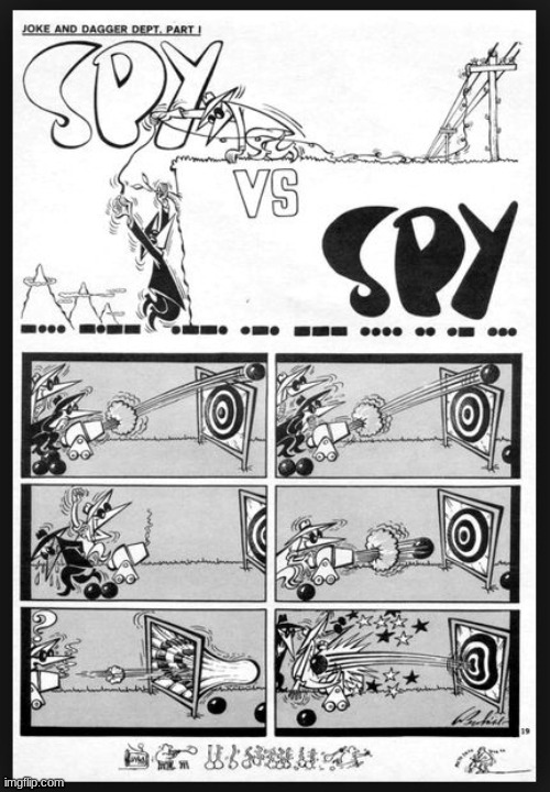 Just a comic of Spy vs Spy | made w/ Imgflip meme maker