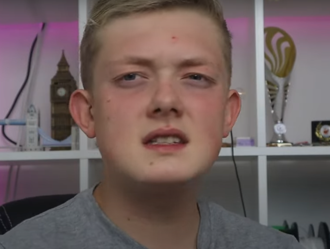 High Quality discusted brittish kid Blank Meme Template