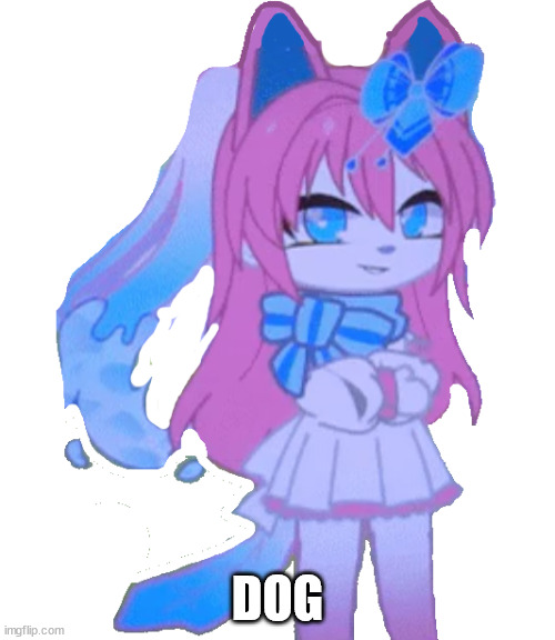 gacha sylceon | DOG | image tagged in gacha sylceon | made w/ Imgflip meme maker