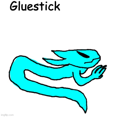 gluestick is pretty much a glue golem | Gluestick | made w/ Imgflip meme maker