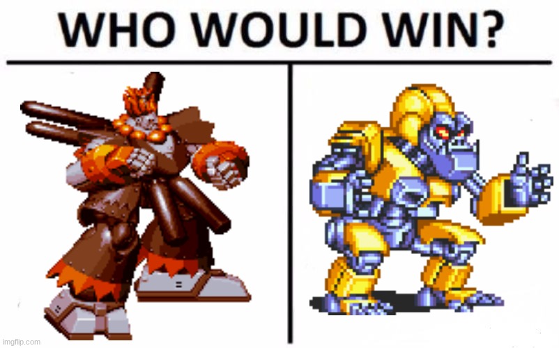 Who would win in a fight: Zero Akuma or Cyber Woo? | image tagged in memes,who would win,capcom,snk,king of the monsters,cyberbots | made w/ Imgflip meme maker