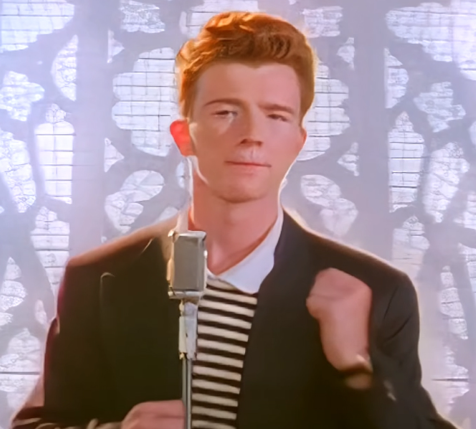 Rickroll Blank Meme Template