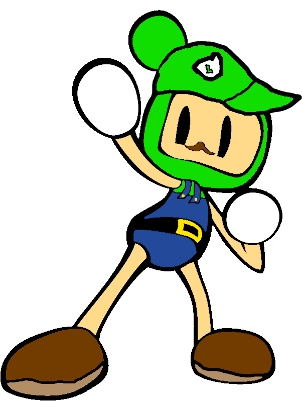 High Quality Luigi Bomber Blank Meme Template