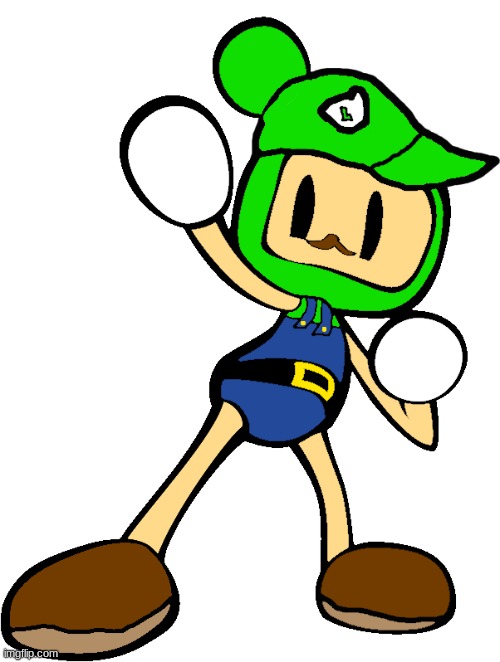 @luigi-official | image tagged in luigi bomber | made w/ Imgflip meme maker