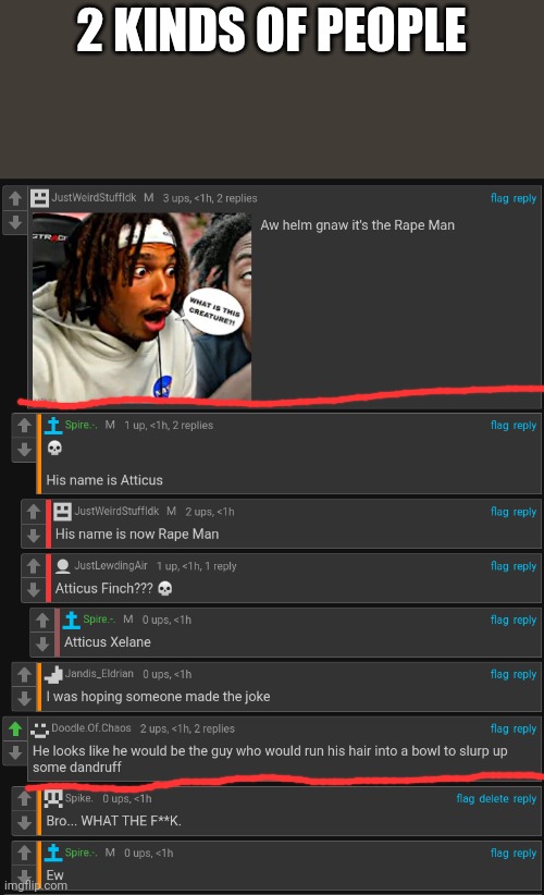 2 KINDS OF PEOPLE | made w/ Imgflip meme maker