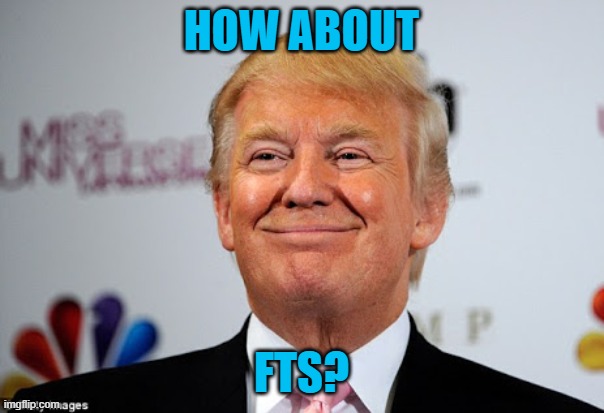 Donald trump approves | HOW ABOUT FTS? | image tagged in donald trump approves | made w/ Imgflip meme maker