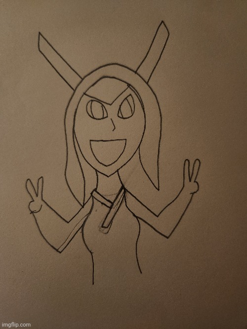 human sylceon drawn by inkmatas Blank Meme Template