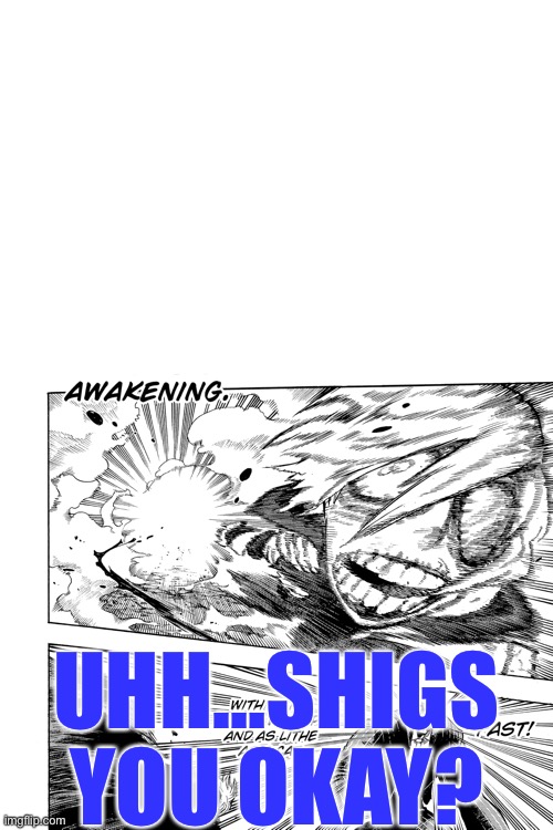 UHH…SHIGS YOU OKAY? | made w/ Imgflip meme maker