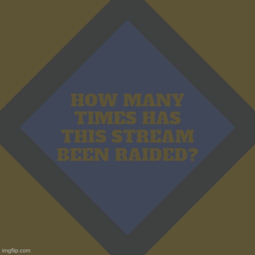 question | HOW MANY TIMES HAS THIS STREAM BEEN RAIDED? | image tagged in important announcement 1111 | made w/ Imgflip meme maker