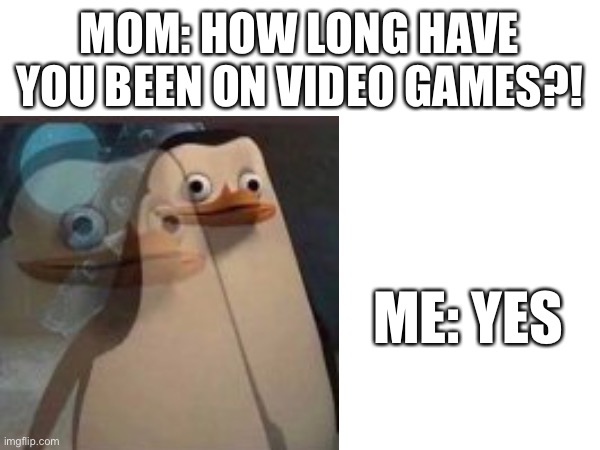 After spending 946 hours playing Minecraft | MOM: HOW LONG HAVE YOU BEEN ON VIDEO GAMES?! ME: YES | image tagged in bruh | made w/ Imgflip meme maker