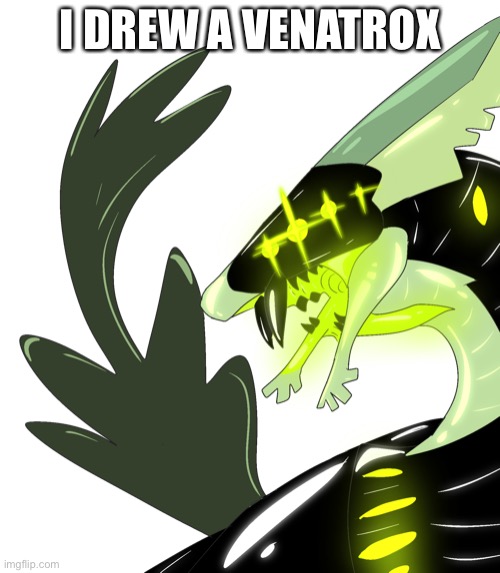 Venatrox (drawn by *LorjaArt*) | I DREW A VENATROX | image tagged in venatrox drawn by lorjaart | made w/ Imgflip meme maker