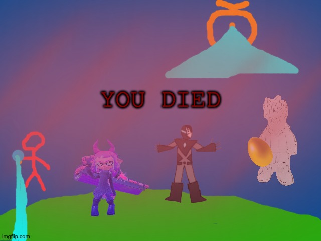 YOU DIED | made w/ Imgflip meme maker