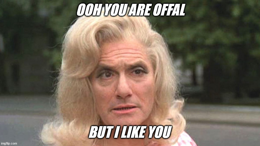 OOH YOU ARE OFFAL; BUT I LIKE YOU | made w/ Imgflip meme maker
