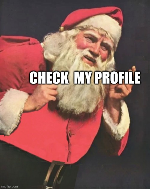 Santa You Want What? | CHECK  MY PROFILE | image tagged in santa you want what | made w/ Imgflip meme maker