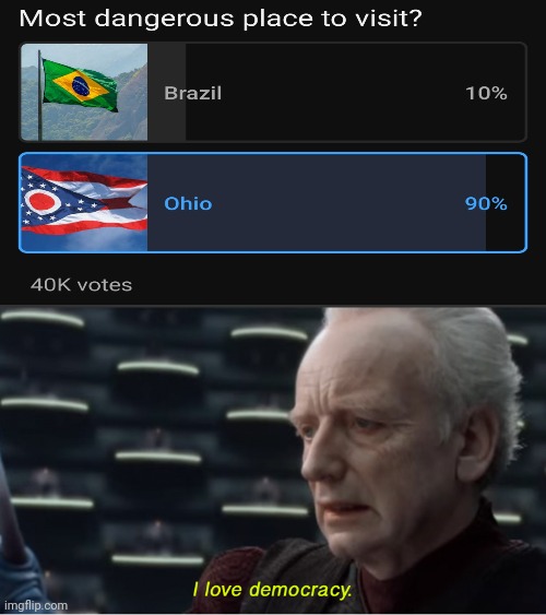 So true | image tagged in i love democracy | made w/ Imgflip meme maker