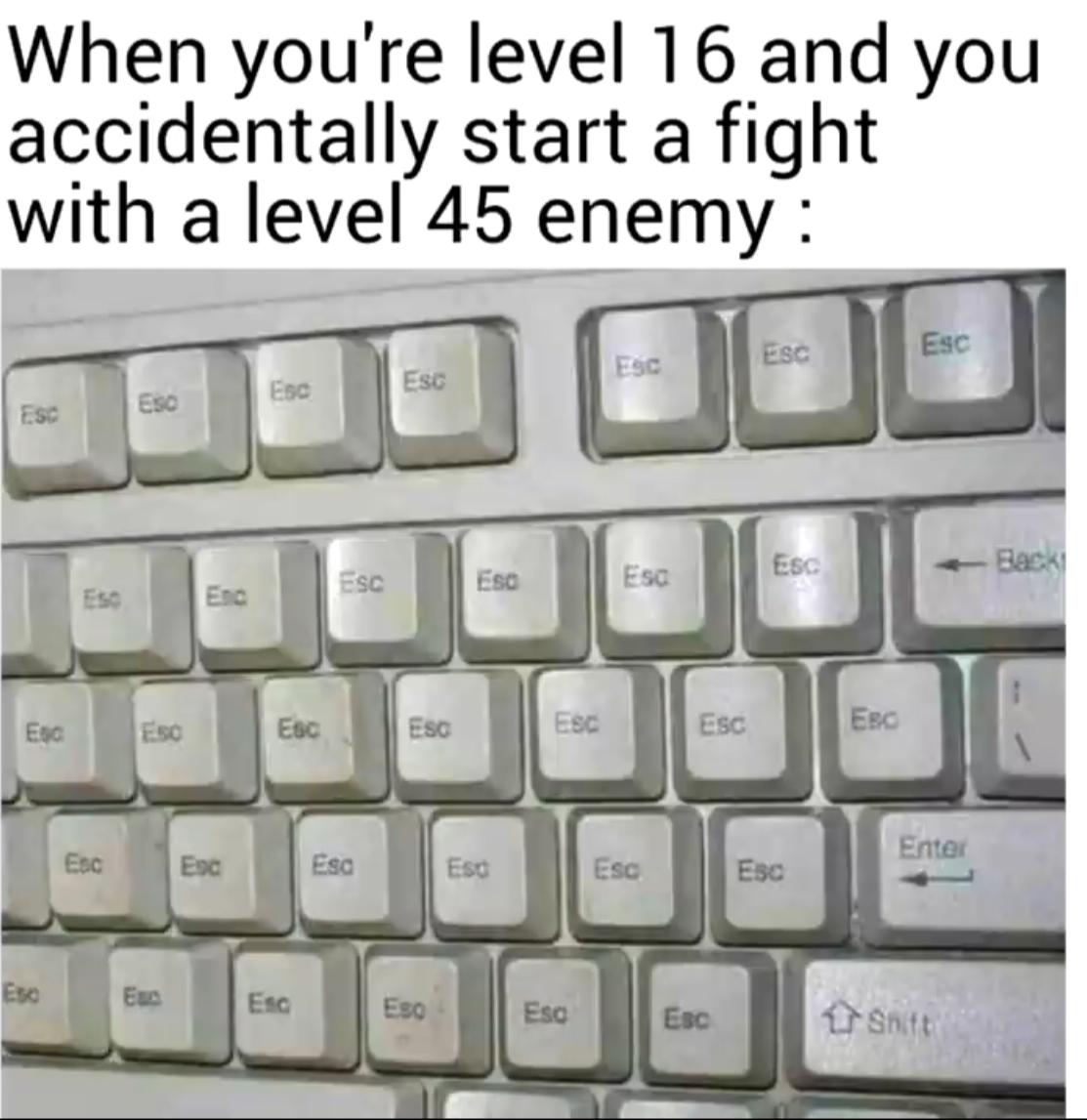 High Quality Escape Meme Blank Meme Template