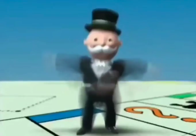 High Quality Mr. Monopoly, the Hypersonic Menace Blank Meme Template