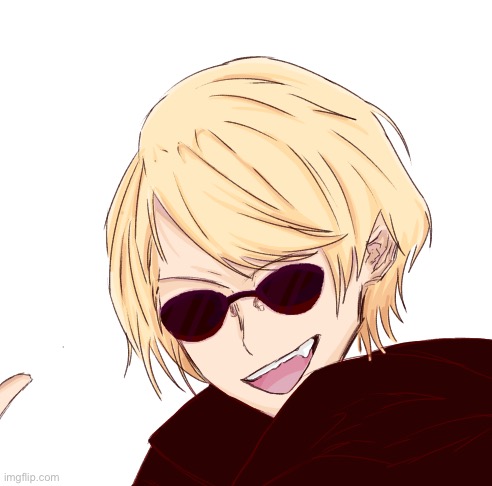 I’ve never drew blonde hair befor so I need opinion | made w/ Imgflip meme maker