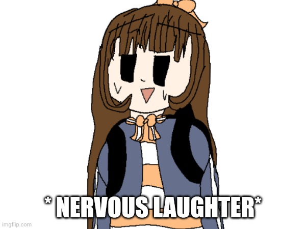 High Quality Lavender Nualle nervous laughter Blank Meme Template