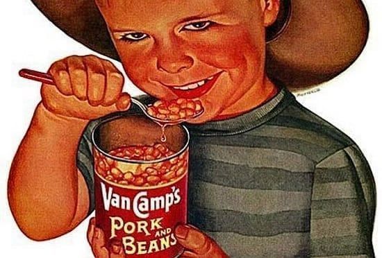 High Quality Van Camps Pork and Beans Blank Meme Template