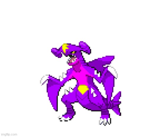 My version of shiny Garchomp | image tagged in custom shiny | made w/ Imgflip meme maker