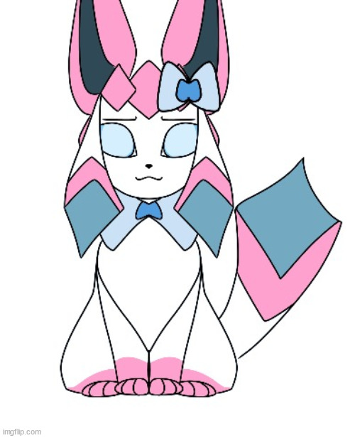 sylceon drawn by saturn | image tagged in sylceon drawn by saturn | made w/ Imgflip meme maker