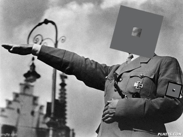 heil bloxler! (disclaimer context: this is *against* roblox, not *for* it) | image tagged in hitler,roblox,roblox moderation sucks | made w/ Imgflip meme maker