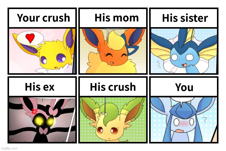 Eeveelutions | made w/ Imgflip meme maker