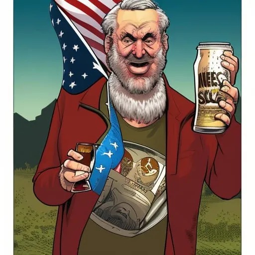 Vice-President sloth drinks malt beer Blank Meme Template