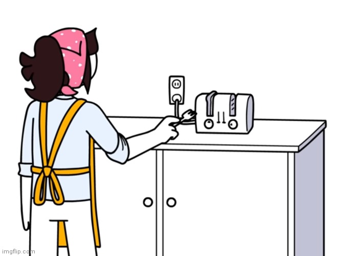 Jaiden Animations Toaster | image tagged in jaiden animations toaster | made w/ Imgflip meme maker