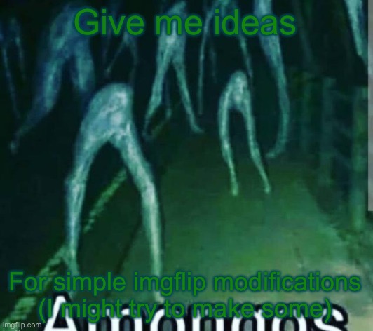 amog | Give me ideas; For simple imgflip modifications (I might try to make some) | image tagged in amog | made w/ Imgflip meme maker