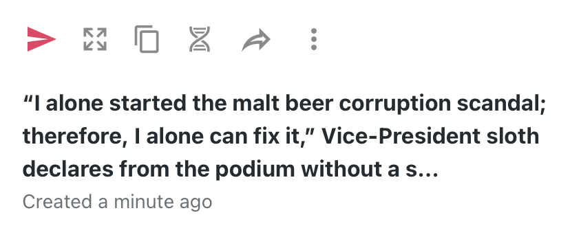 Vice-President sloth malt beer scandal Blank Meme Template