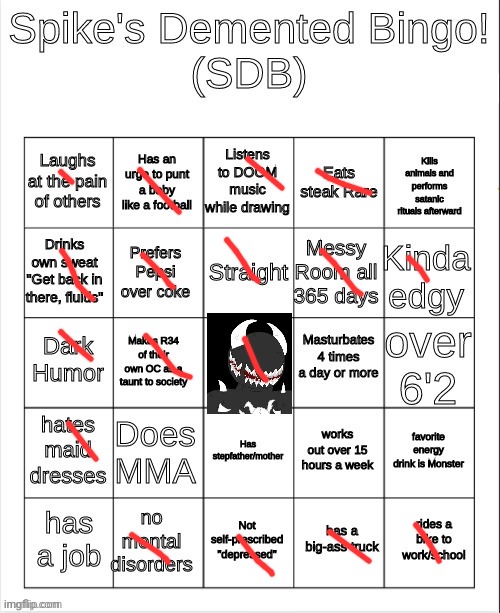 Spike Bingo | image tagged in spike bingo | made w/ Imgflip meme maker