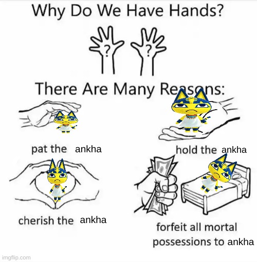 ankha | ankha; ankha; ankha; ankha | image tagged in why do we have hands all blank,oh wow are you actually reading these tags,acnh,stop reading the tags | made w/ Imgflip meme maker