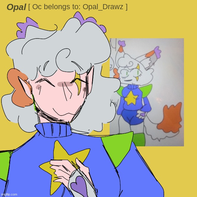 Opal as a human! who should i do next? | made w/ Imgflip meme maker