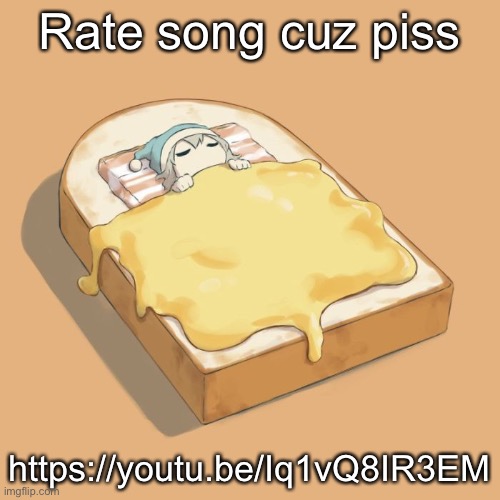Ignore the second half of the video | Rate song cuz piss; https://youtu.be/Iq1vQ8IR3EM | image tagged in avogado6 depression | made w/ Imgflip meme maker