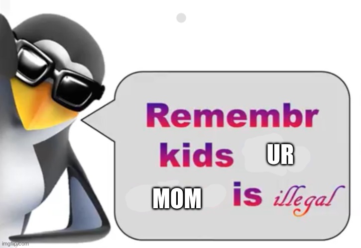 the anime is illegal | UR; MOM | image tagged in the anime is illegal | made w/ Imgflip meme maker