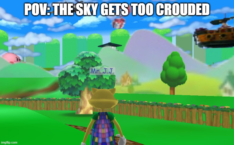 ... | POV: THE SKY GETS TOO CROUDED | image tagged in pov,air conditioner,skyline,airplane,improvise adapt overcome,i fear no man but that thing it scares me | made w/ Imgflip meme maker