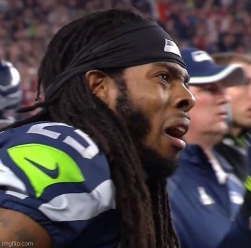 SadRichard Sherman | image tagged in sadrichard sherman | made w/ Imgflip meme maker