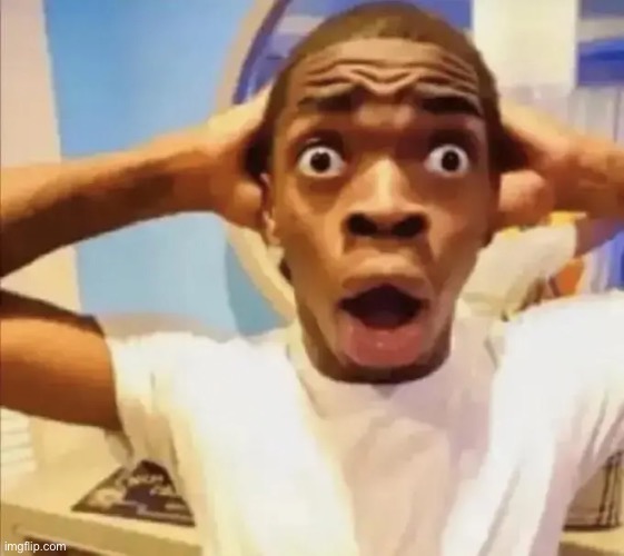 Black Guy Shocked | image tagged in black guy shocked | made w/ Imgflip meme maker